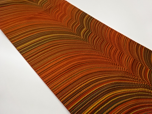 JAPANESE NAGOYA OBI / CHIKUZEN HAKATA / WOVEN ABSTRACT
